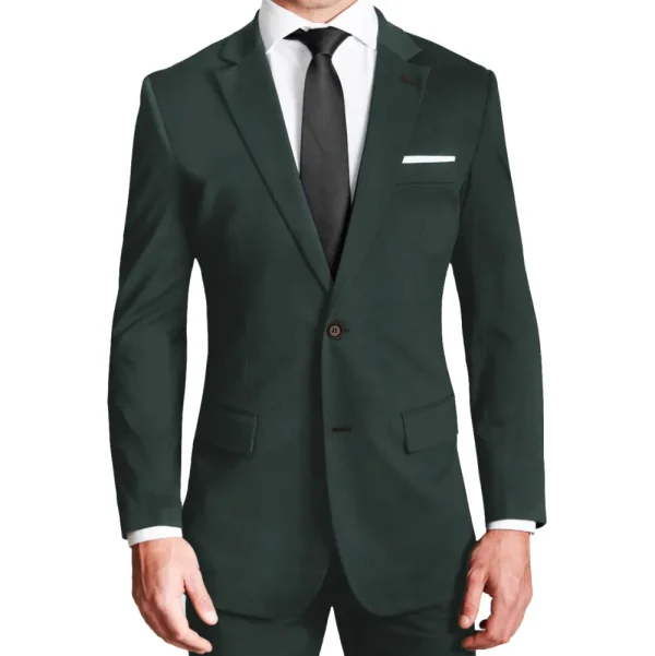 State and Liberty Athletic Fit Stretch Blazer - Solid Hunter Green | Casual Blazers | Blazers