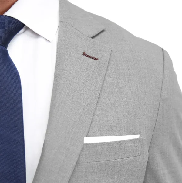 State and Liberty Athletic Fit Stretch Blazer - Lightweight Heathered Smoked Grey | Casual Blazers | Blazers