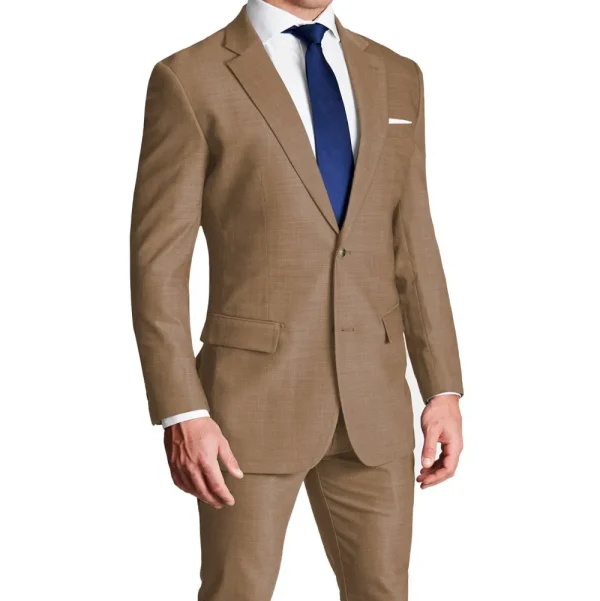 State and Liberty Athletic Fit Stretch Blazer - Heathered Cappuccino | Casual Blazers | Blazers