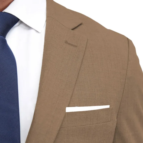 State and Liberty Athletic Fit Stretch Blazer - Heathered Cappuccino | Casual Blazers | Blazers