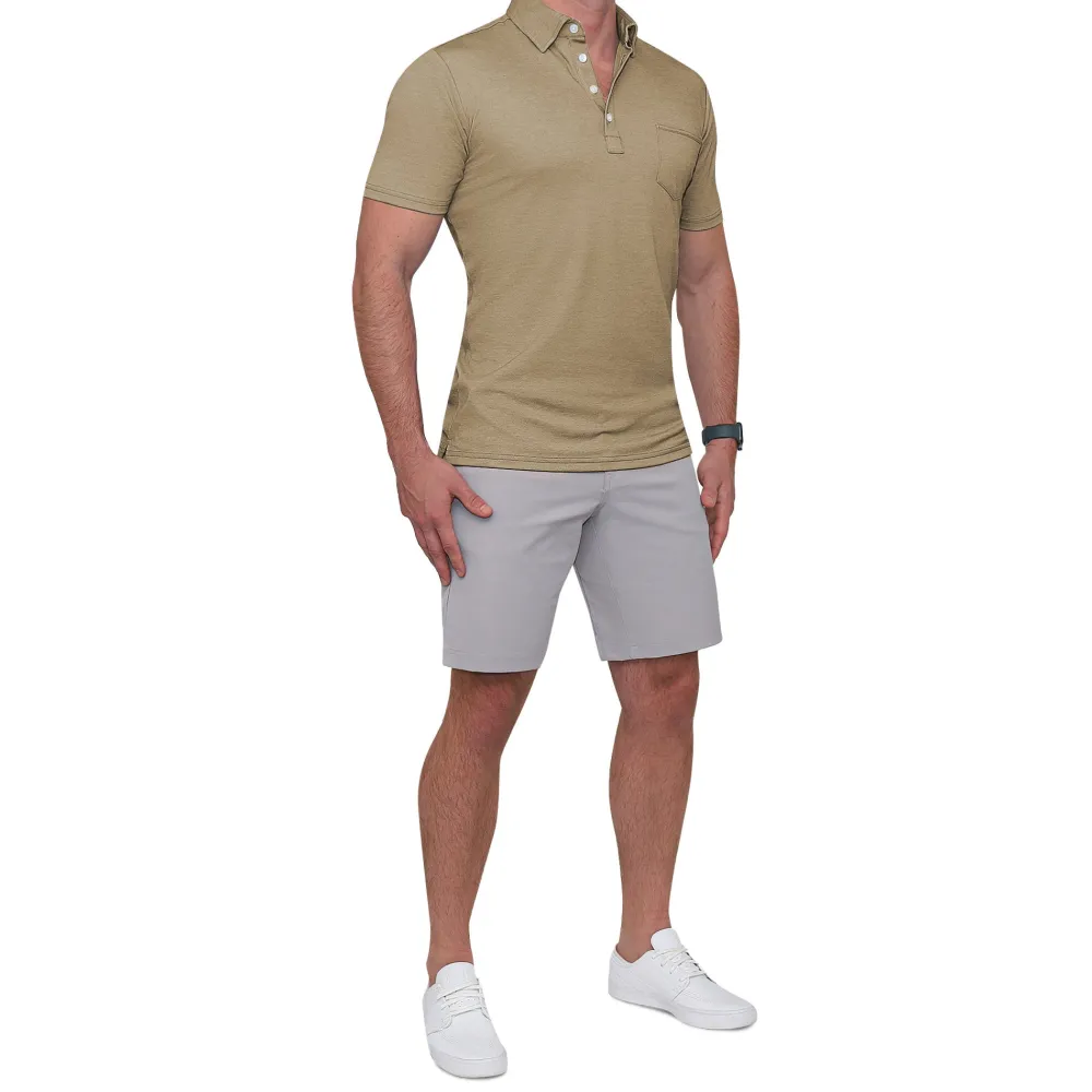 State and Liberty "The Warren" Pique Polo | Short Sleeve Button Downs | Polos